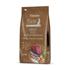 Fitmin dog Purity Rice Adult Fish&Venison 12kg