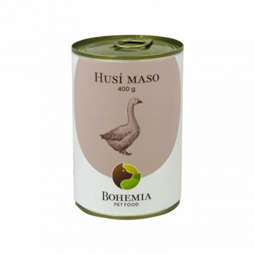  BOHEMIA Husí maso ve vlastní šťávě 400g