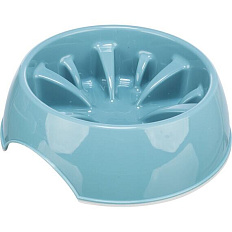 Miska k pomalému krmení, design slunečnice, 0,3l 16cm plast/TPR