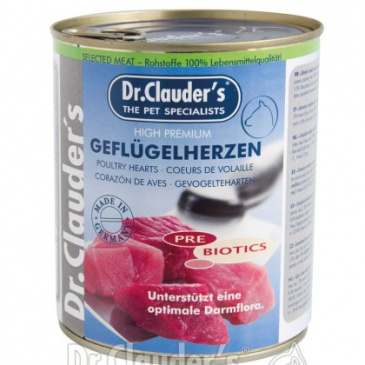 Dr. Clauder konzerva 800g Geflügelherzen