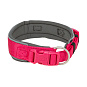 PREMIUM obojek extra široký, fuchsia/grafit XS-S: 27-35 cm/25mm