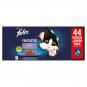 FELIX Fantastic s hovězím, kuřetem, lososem, tuňákem v želé 44 x 85 g