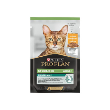 Pro Plan Cat Sterilised kapsička kuřecí 85g