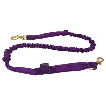 Zero DC Vodítko s tlumičem pro psa nad 10kg filová/purple 1,9m