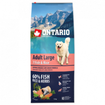 Ontario Adult Large Fish & Rice 12 kg