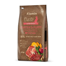 Fitmin Purity GF Puppy & Starter Beef - 12 kg