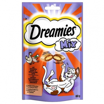 DREAMIES pochoutka s kuřecím a kachnou 60g