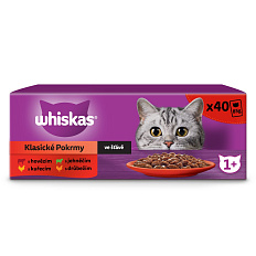 Whiskas kapsička Klasický výběr ve šťávě 40 x 85g