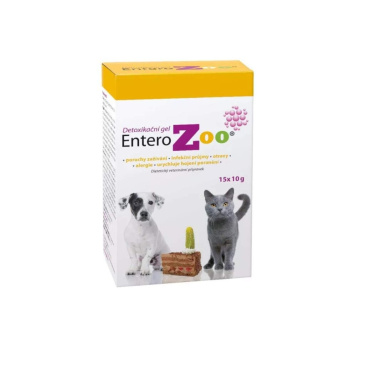Entero ZOO detoxikační gel 15 x 10 g
