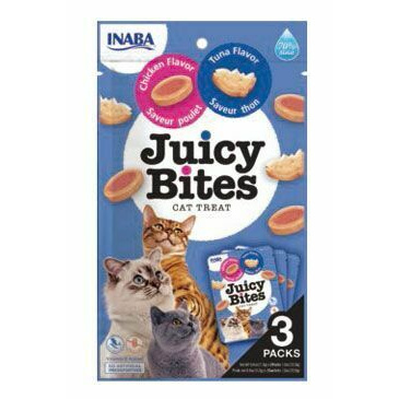 Inaba Juicy Bites cat snack kuře a tuňák - 3packs
