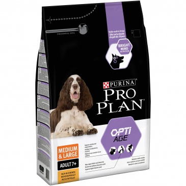 Pro Plan Medium&Large Adult 7+ 3kg optiage kuře