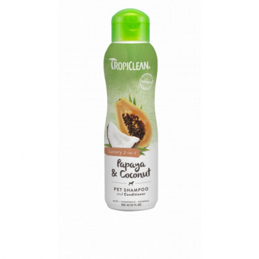 Šampon Tropiclean papaja a kokos  355ml