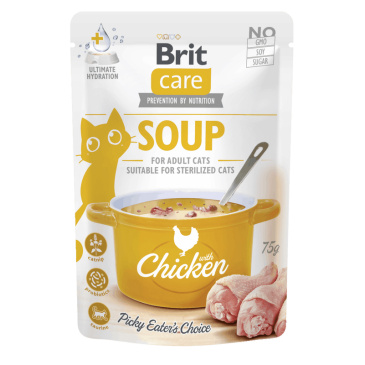 Brit Care Cat Soup with Chicken 75 g