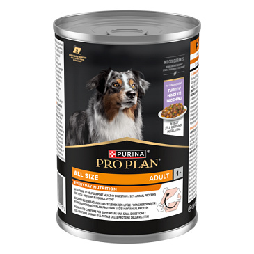 PRO PLAN konzerva pro psy s krůtou v želé 400 g