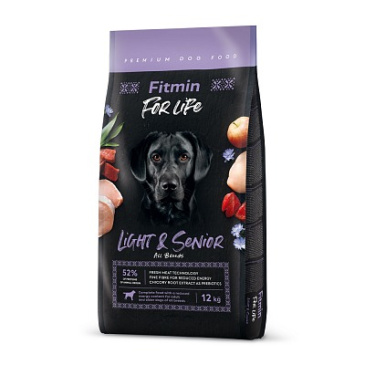 Fitmin dog For Life senior&light 12kg