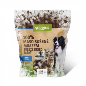 Yoggies Mrazem sušené (lyofilizované) šproty 85g