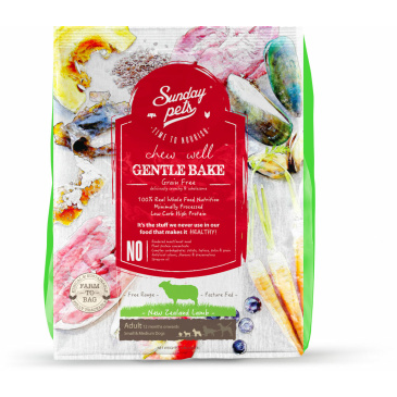 Sunday pets GENTLE BAKE LAMB ADULT SMALL/MEDIUM BREED 1,3 KG