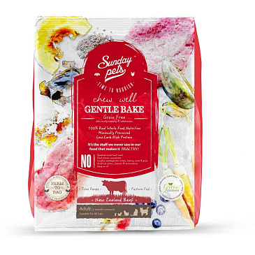 SUNDAYPETS GENTLE BAKE BEEF CAT 1,3 kg