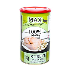 Konzerva MAX deluxe 3/4 KUŘE s dršťkami 1200g