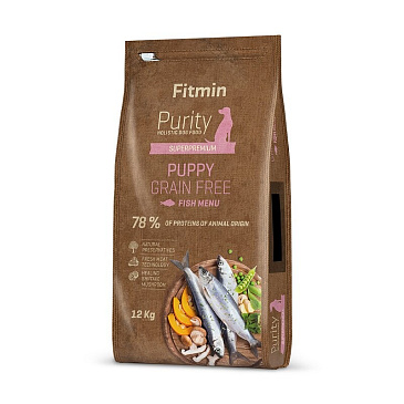 Fitmin Purity Puppy Fish Grain Free krmivo pro štěňata 12 kg