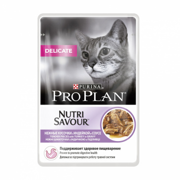ProPlan Cat Delikate Kapsička krůtí 85g