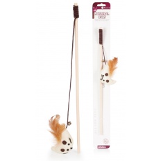 Hračka Natural Only Cat - Udice č.16, 40cm hnědá