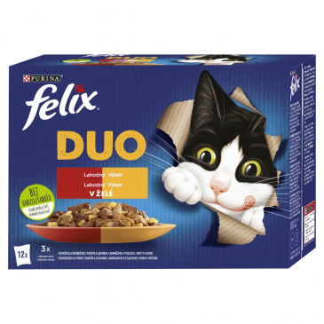 FELIX Fantastic Duo lahodný výběr v želé 12 x 85 g