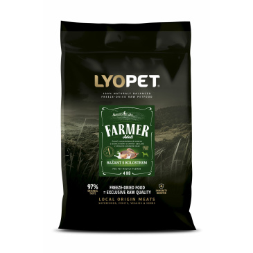 Lyopet Farmer - Bažant, kachna a kolostrum 1,5 kg