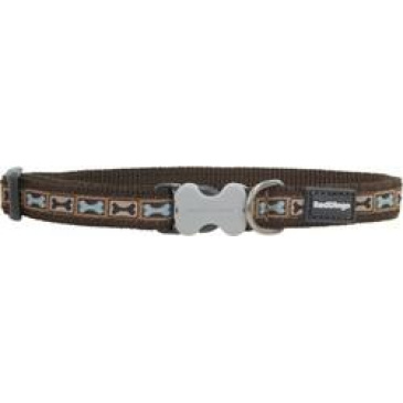 Obojek Red Dingo 12 mm x 20-32 cm - Bone Yard