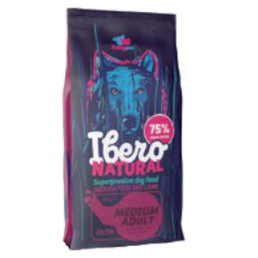 Ibero Natural dog Medium Adult Pork/Lamb 12kg + 3kg zdarma