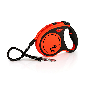 Flexi Vodítko Xtreme M pásek 5m oranžové