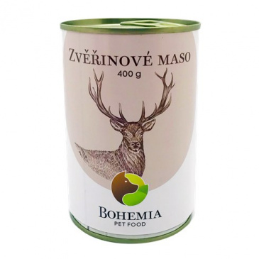 BOHEMIA Zvěřinové maso ve vlastní šťávě 800g