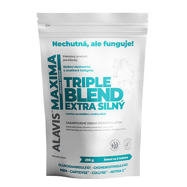 ALAVIS MAXIMA Triple Blend Extra silný - Nechutná, ale funguje, 290g