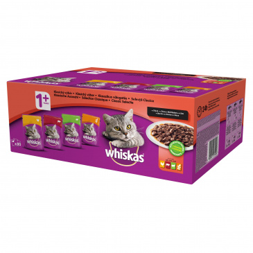 Whiskas kapsička klasický výběr ve šťávě 80 x 100g