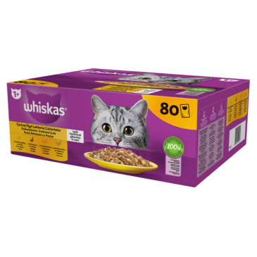 Whiskas kapsička Drůbeží výběr v želé 80 x 85 g