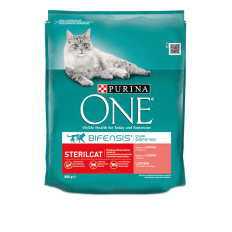 Purina ONE Sterilcat s lososem a pšenicí 800 g