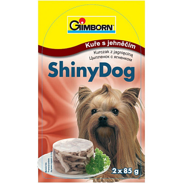 ShinyDog konzerva kuřecí + jehněčí 2 x 85g