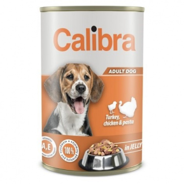 Calibra Dog konz. Turk,chick&pasta in jelly 1240g NEW