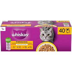 Whiskas Adult kapsička drůbeží hody v želé kuře/kachna/krůta 40 x 85 g