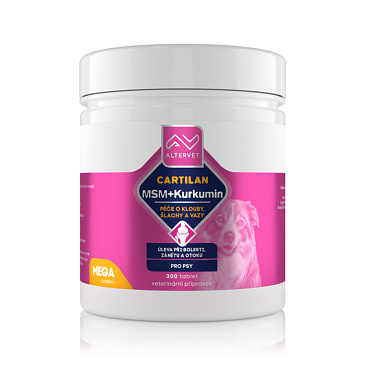 Altervet CARTILAN MSM+Kurkumin MEGA 300 tbl