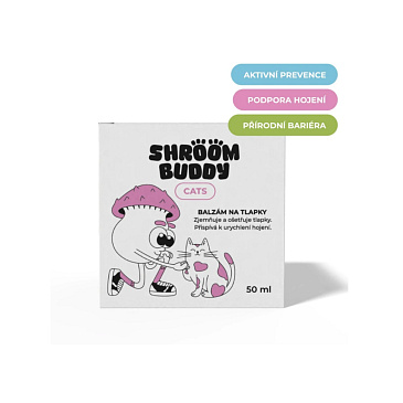 SHROOM BUDDY balzám na tlapky pro kočky 50 ml