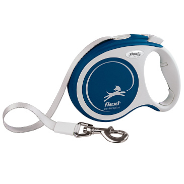 Flexi Vodítko Comfort Plus L pásek 5m modré Flexi Vodítko Comfort Plus L pásek 5m modré