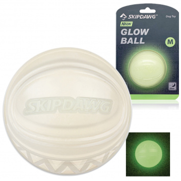 GiGwi Skipdawg Neon Glow Ball