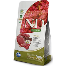 N&D QUINOA Cat GF Urinary, Duck & Cranberry Adult 300 g