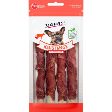 Dokas - Tyčinky z hovězí kůže obalené kachním 50g