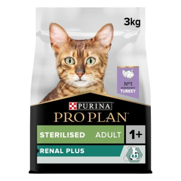 ProPlan Cat Adult Sterilised Renal krůta 3kg 