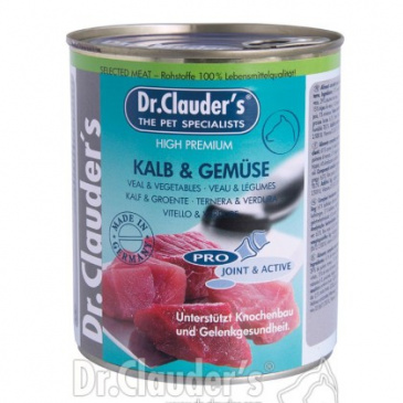 Dr. Clauder konzerva 800g Kalb+Gemüse