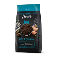 Fitmin For Life Fish And Chicken krmivo pro kočky 8 kg