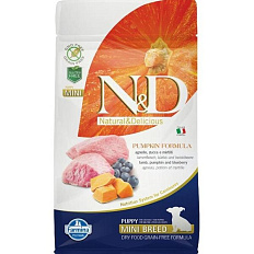 N&D PUMPKIN Dog GF Lamb & Blueberry Puppy Medium & Maxi 12 kg