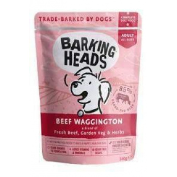 BARKING HEADS Beef Waggington 300g kapsička